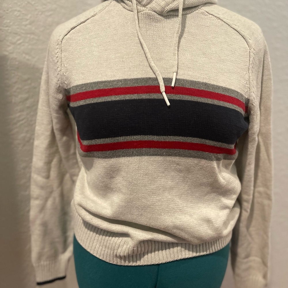 Urban Pipine Pullover Sweater with Hoodie Size Medium Young Men Excellent Shape